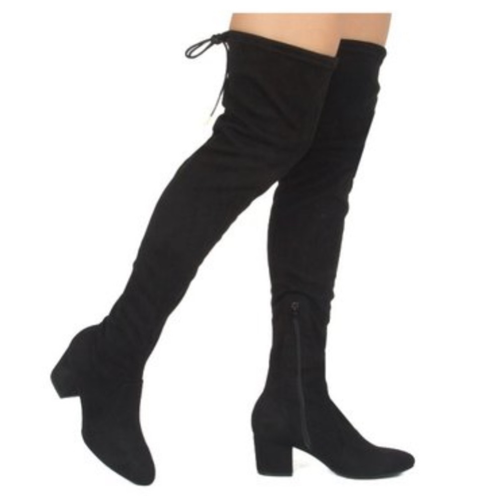 LAST 1️⃣ Over the Knee Faux Suede 2.5 Heel Boot - Picture 3 of 8